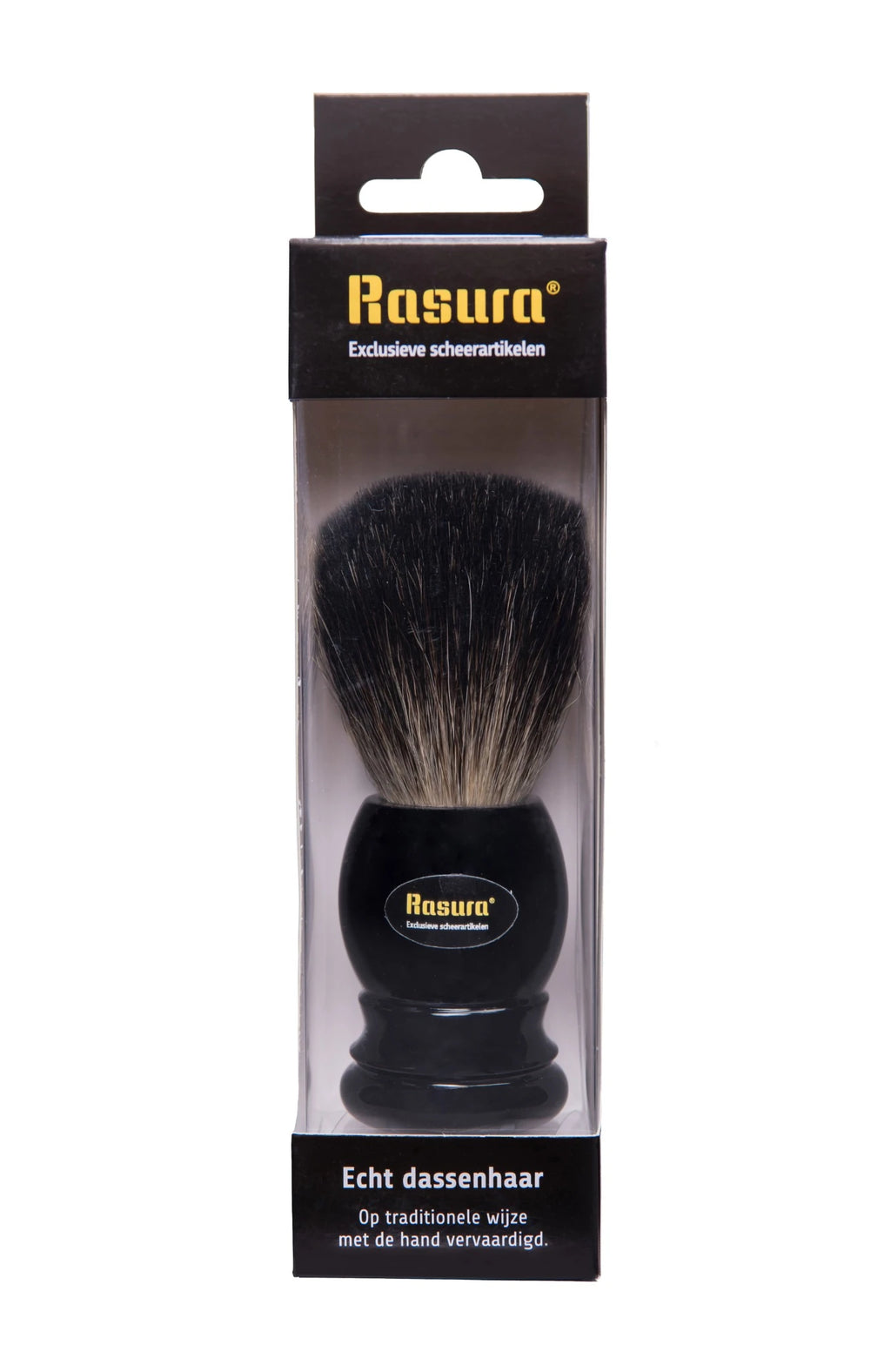 Rasura Scheerkwast Graudas zwart