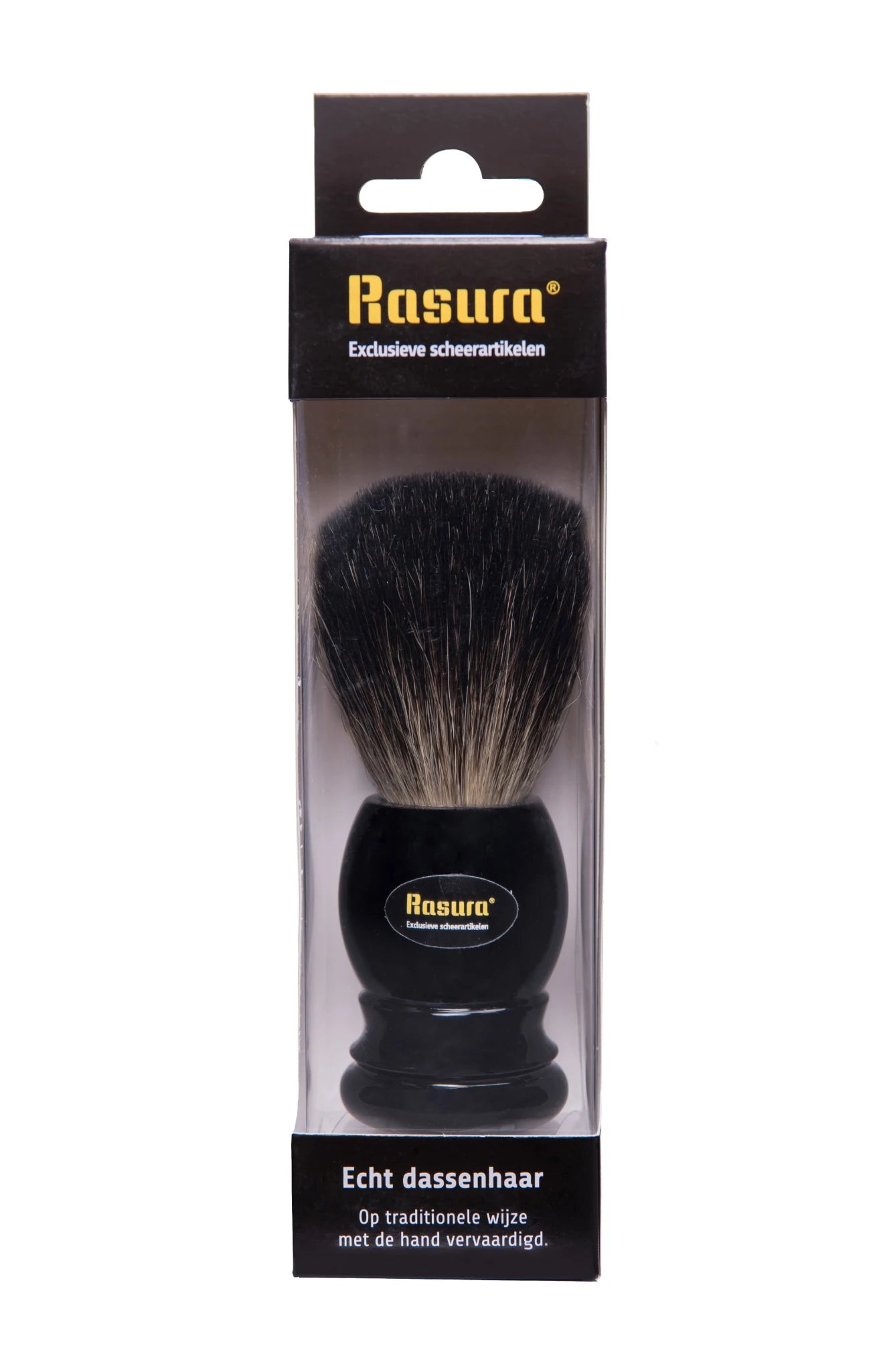 Rasura Scheerkwast Graudas zwart