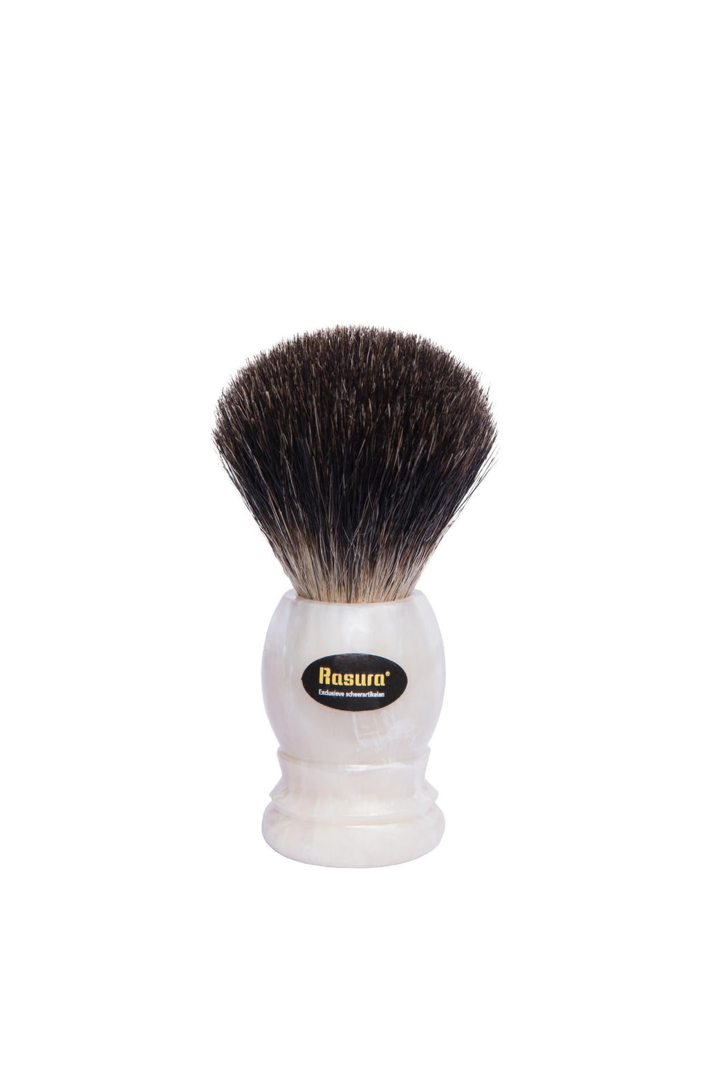 Rasura Scheerkwast Graudas wit / parelmoer