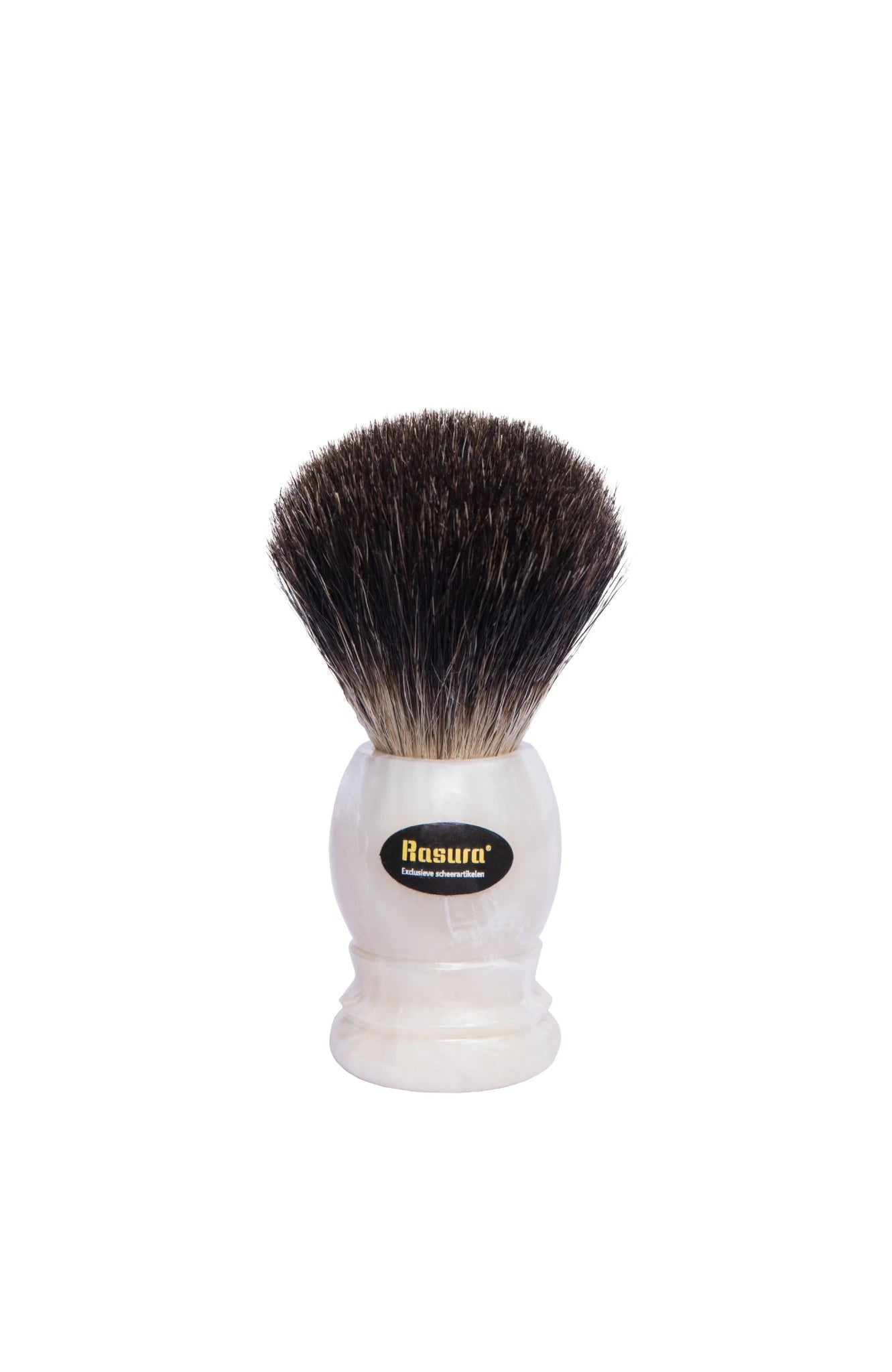 Rasura Scheerkwast Graudas wit / parelmoer