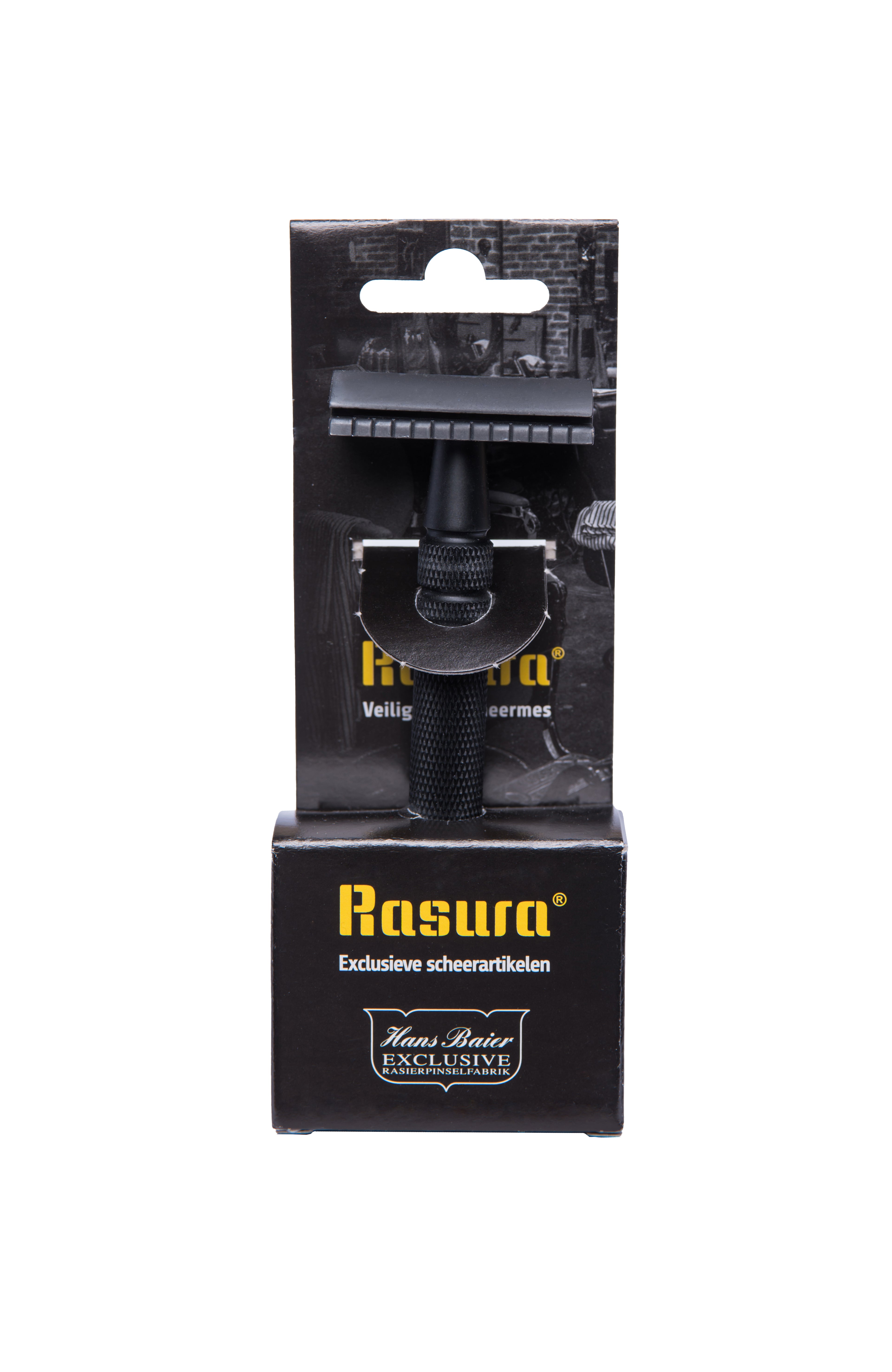 Rasura Veiligheidsscheermes Premium Mat Zwart